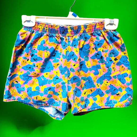 Vintage 80's Trend Basics Girls XL (14-16) Summer Shorts Elastic Waist Stranger - Picture 1 of 7